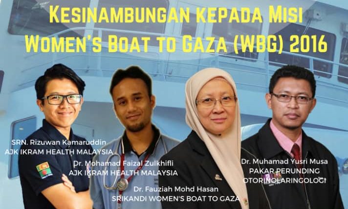 Sumbangan Diperlukan Untuk Misi Flotila Ke Gaza 2018 Ikram Health